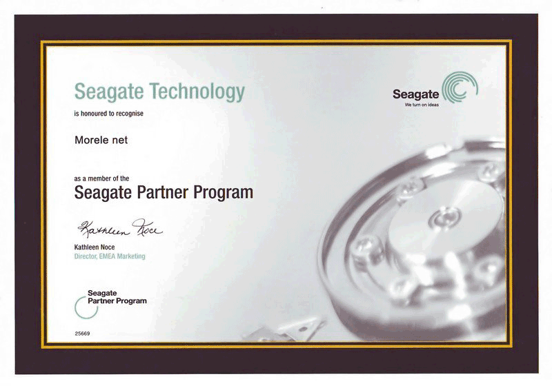 Autoryzowany Partner Seagate Technology