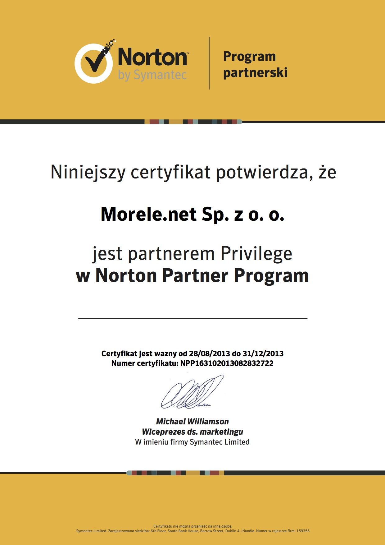 Privilege Partner in Norton Partner Program