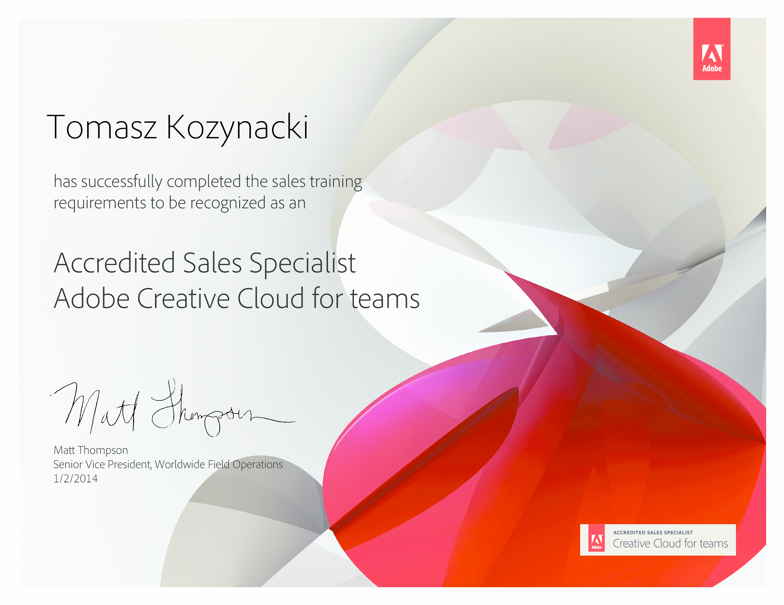 Adobe Certified Reseller