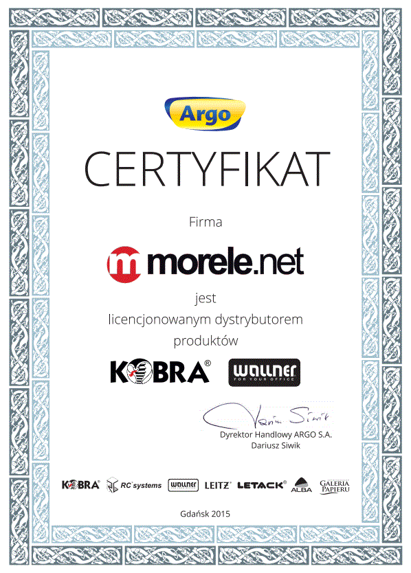 Certyfikat Licencjonowanego Dystrybutora