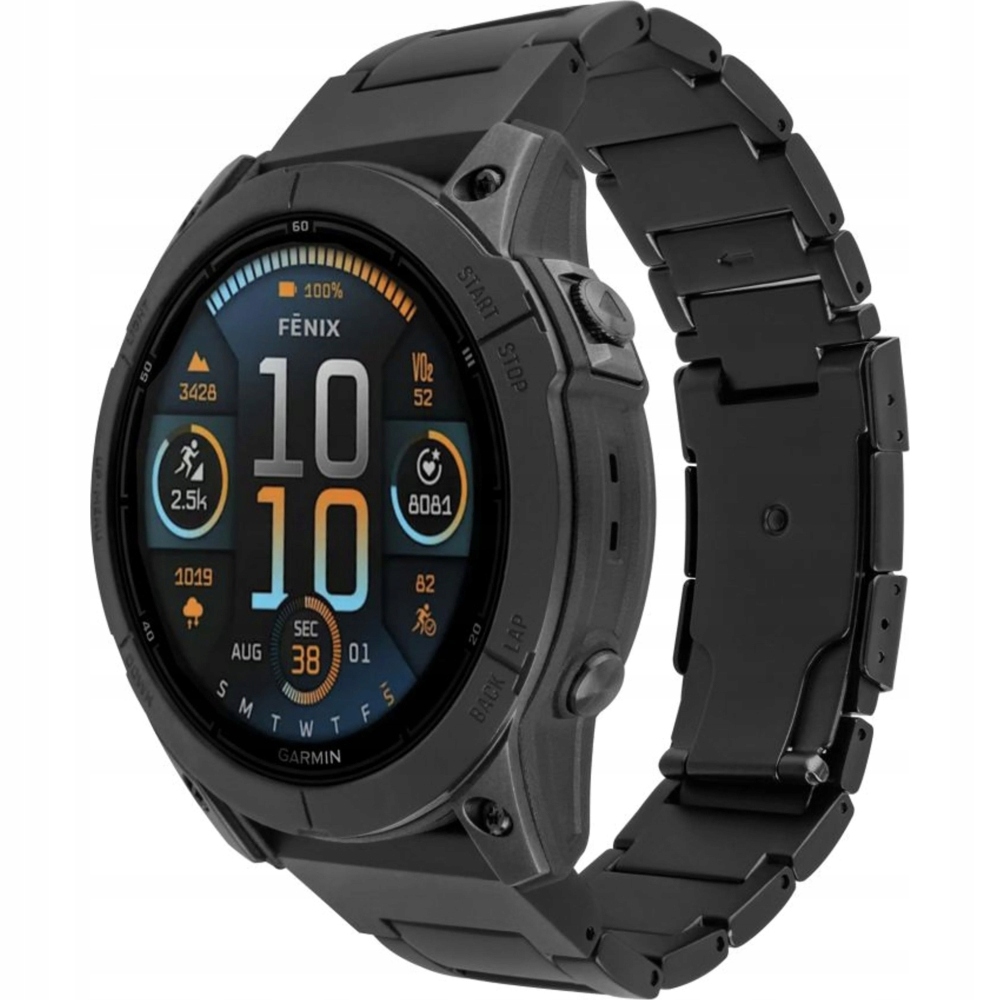 Tytanowy pasek FIXED Titanium do Garmin QuickFit 22 mm – Elegancja i wytrzymałość