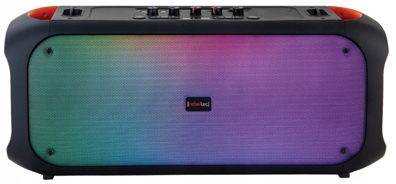 Potężna moc 80W RMS – Idealny do dużych przestrzeni i imprez na świeżym powietrzu