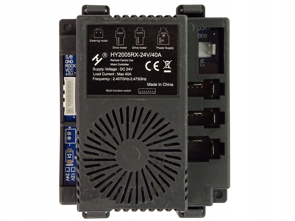 Centralka HY2005RX-24V/40A do pojazdu na akumulator BLT206 XB-2188 – Idealny wybór dla małych kierowców