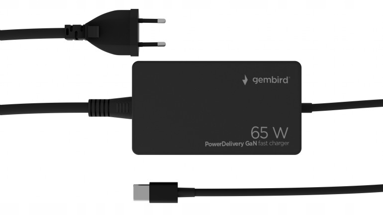 Gembird 65W | Power Delivery | GaN | USB-C – Nowoczesna ładowarka do Twoich urządzeń