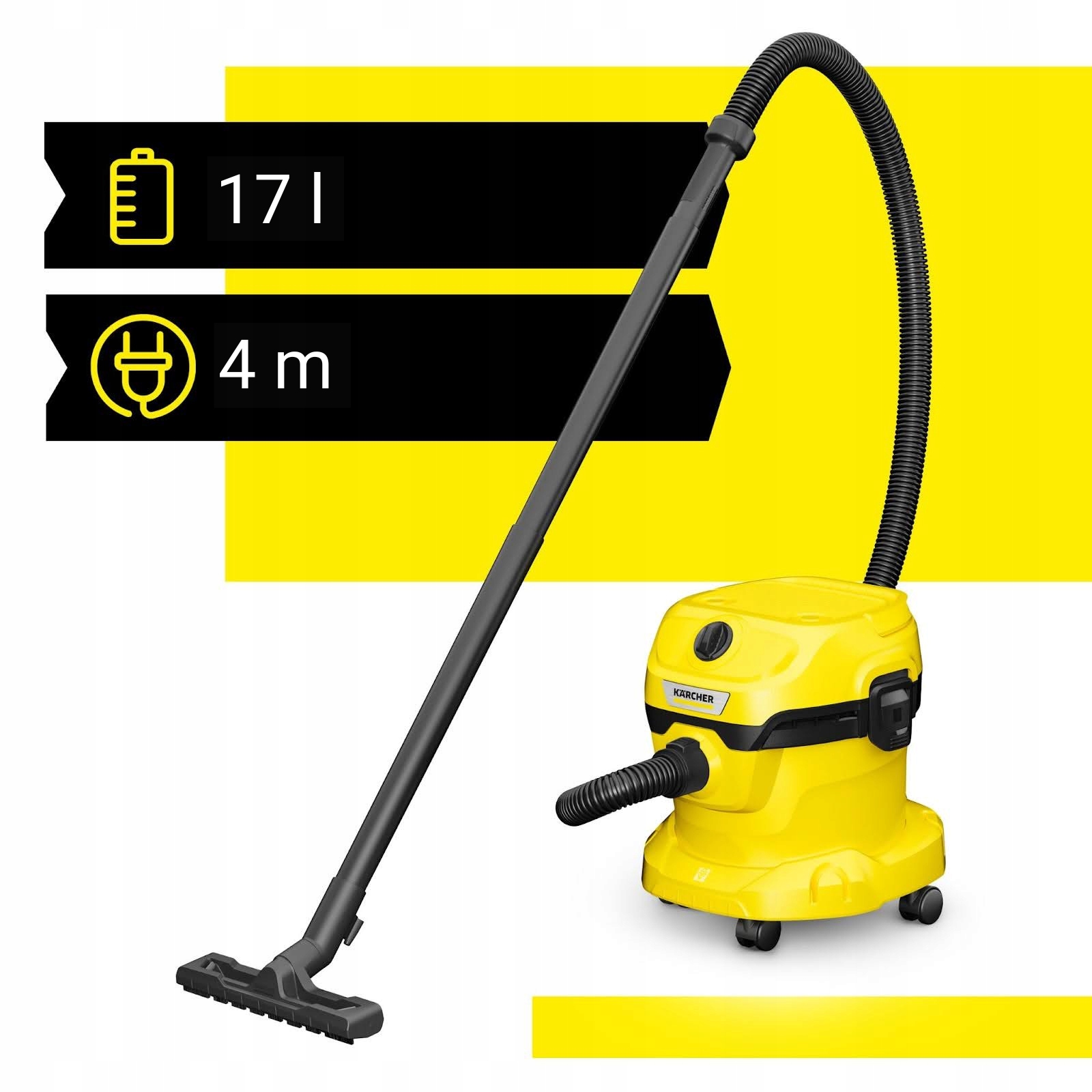 Długość kabla – 4 metry dla większej swobody ruchu
