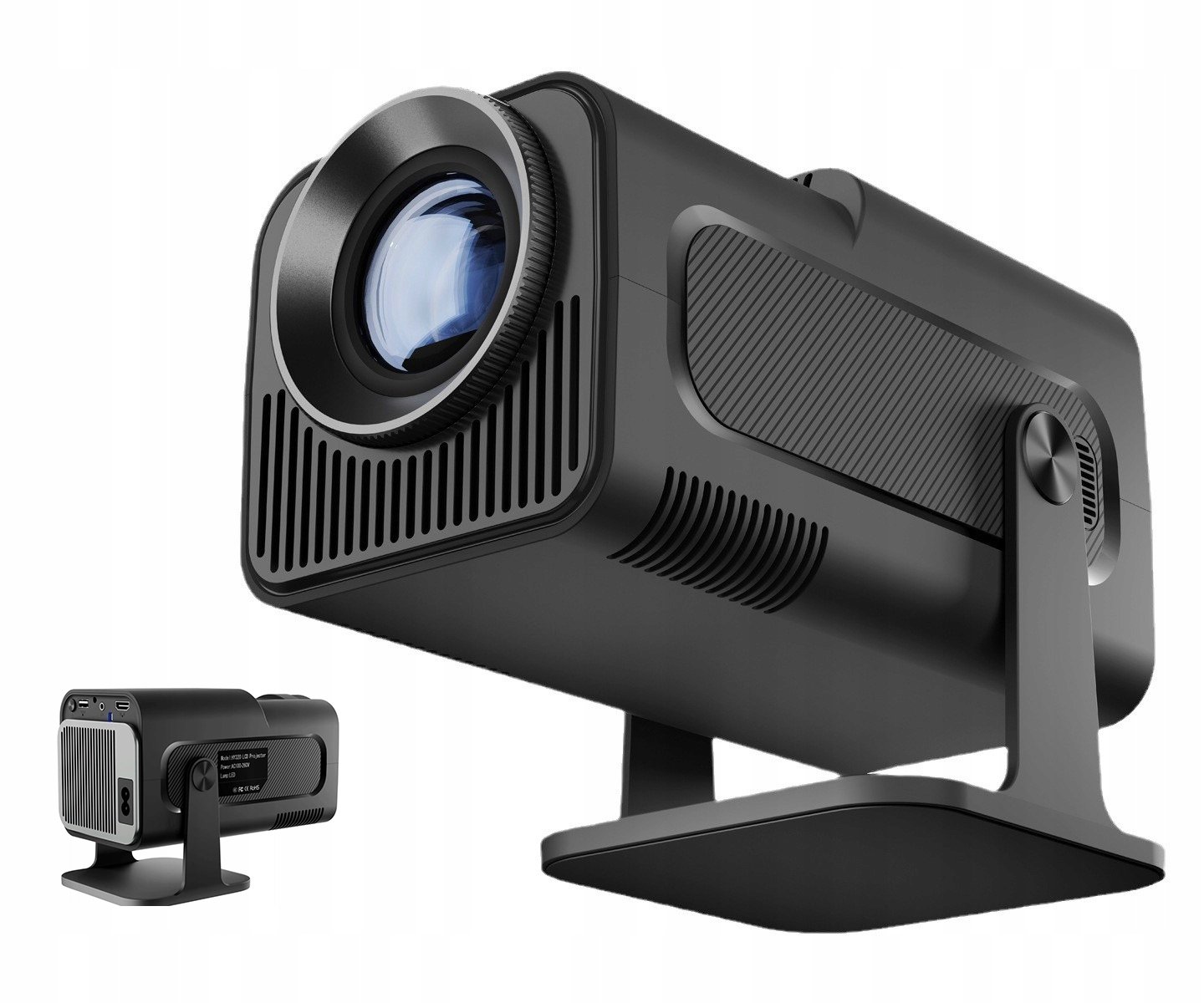 Projektor HY320 PRO – Przenośny rzutnik 4K z Androidem i WiFi