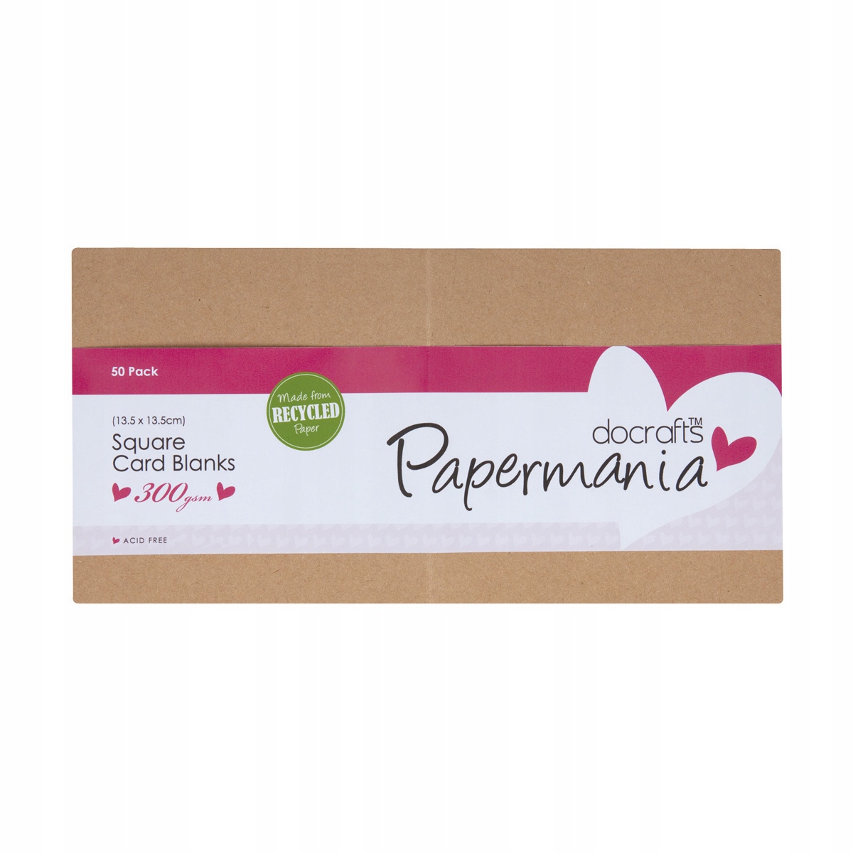 Zestaw Kwadratowych Kart - Papermania, 50 szt. – Idealna baza do kreatywnych projektów