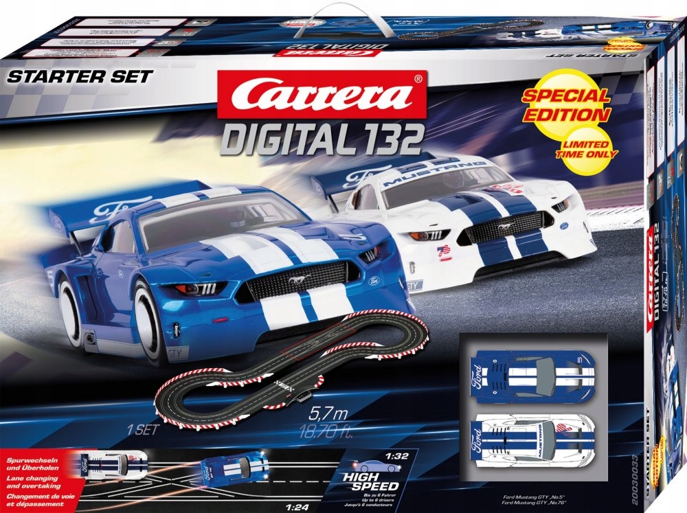 Dwa legendarne samochody Ford Mustang w zestawie