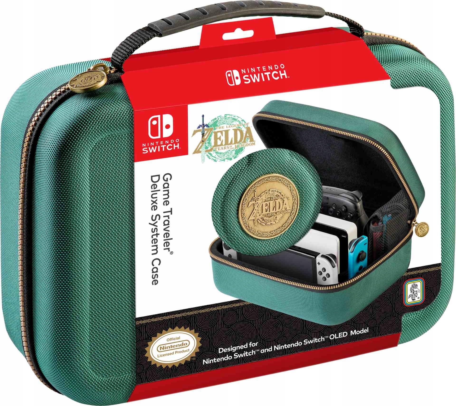 BIG BEN SWITCH Walizka DELUX na konsole + akcesoria Zelda – Idealna ochrona dla Twojej konsoli