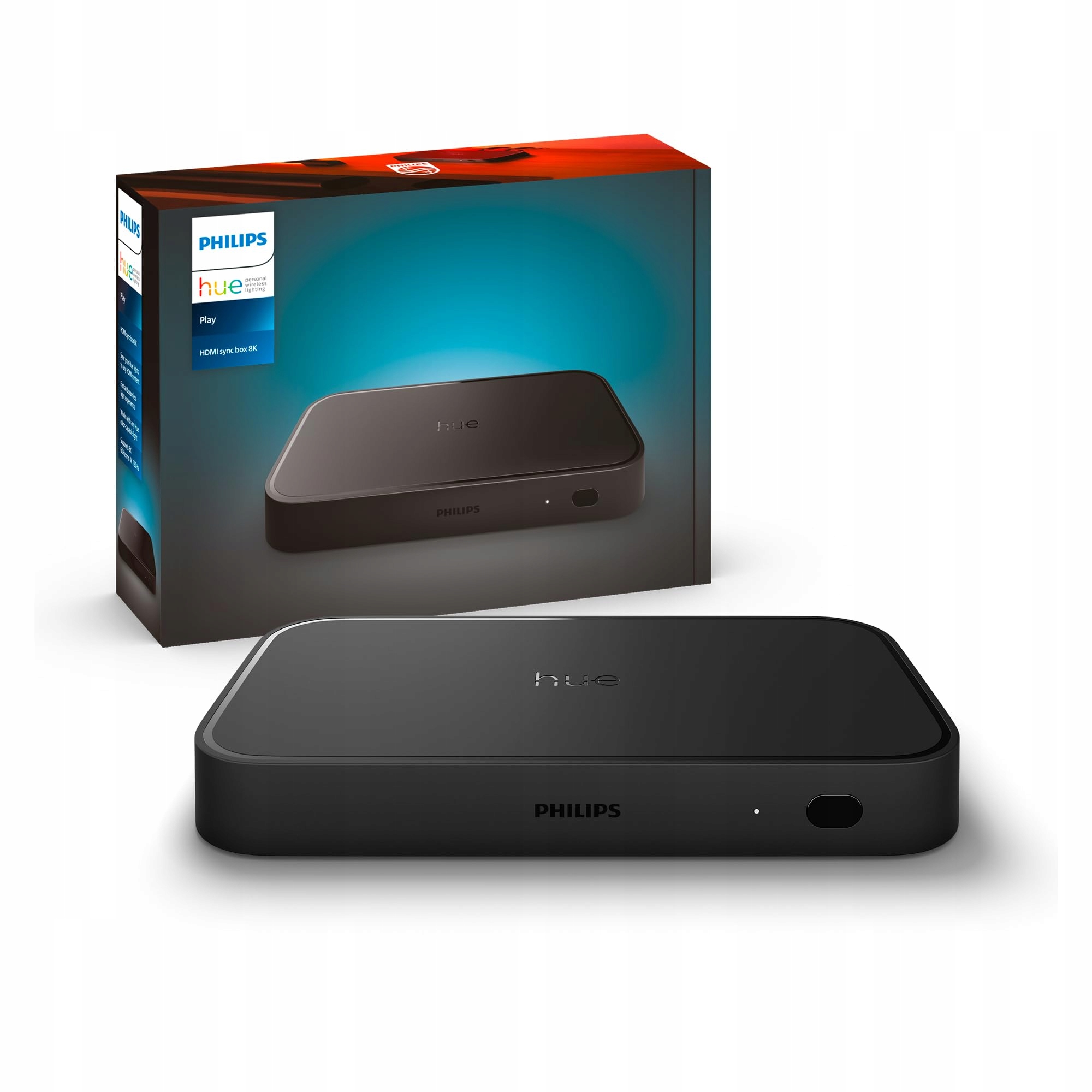Philips Hue Play HDMI Sync Box Gen 2 – Synchronizacja oświetlenia z grami, filmami i muzyką