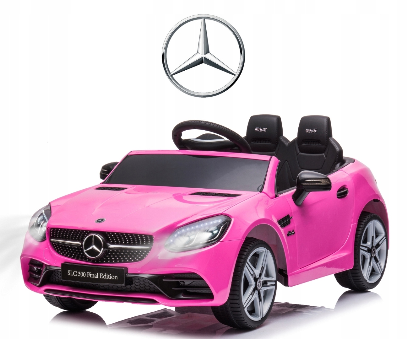 Pojazd na akumulator Mercedes-Benz SLC Pink – Idealny dla małych kierowców