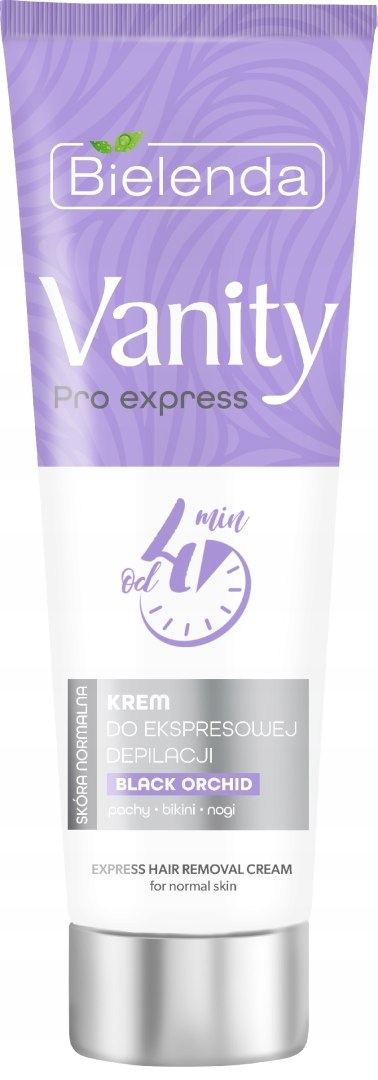 Bielenda Vanity Pro Express Krem do Ekspresowej Depilacji Skóry Normalnej Black Orchid 75ml – Gładka skóra w zasięgu ręki