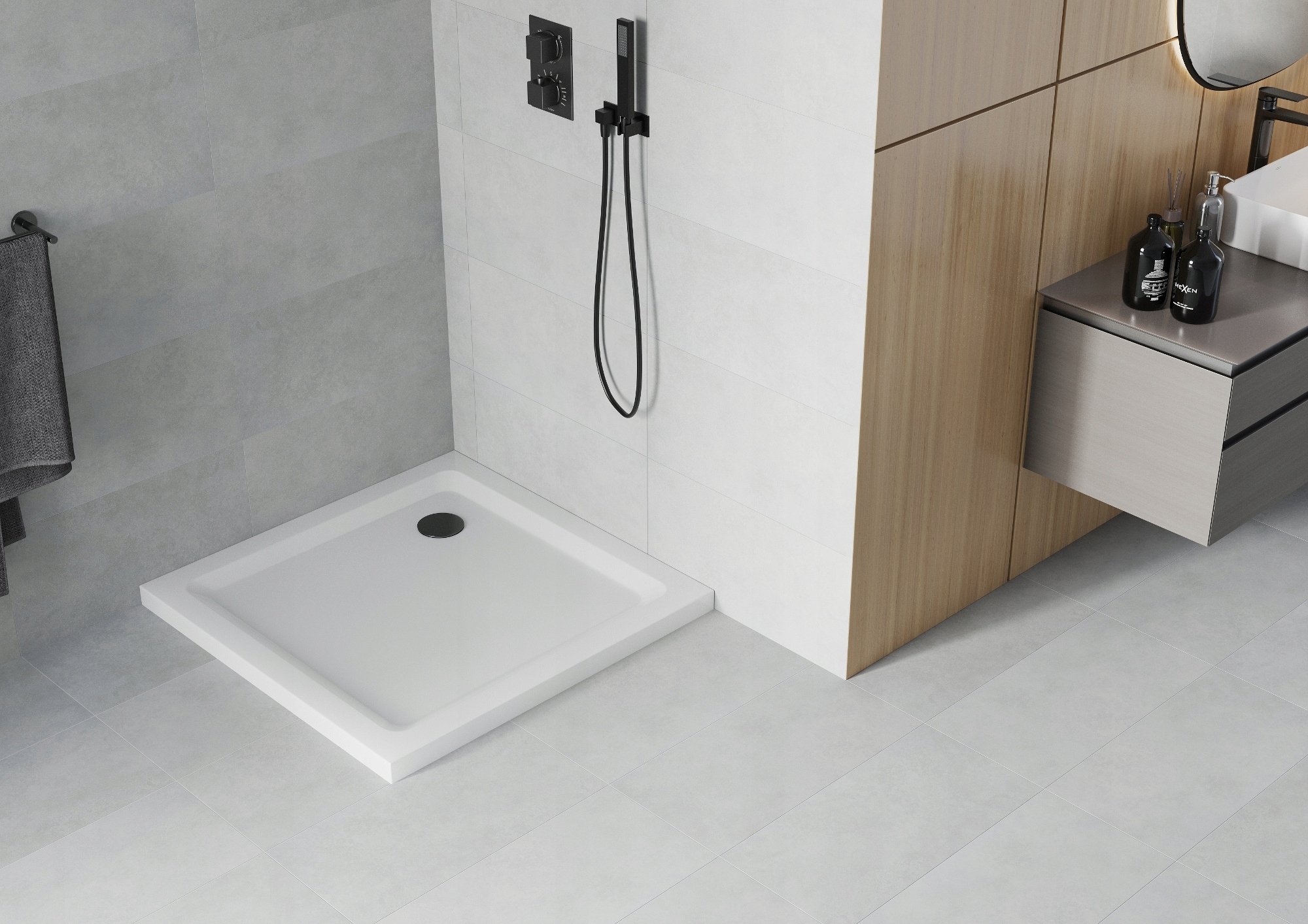 Stylowy design i funkcjonalność brodzika