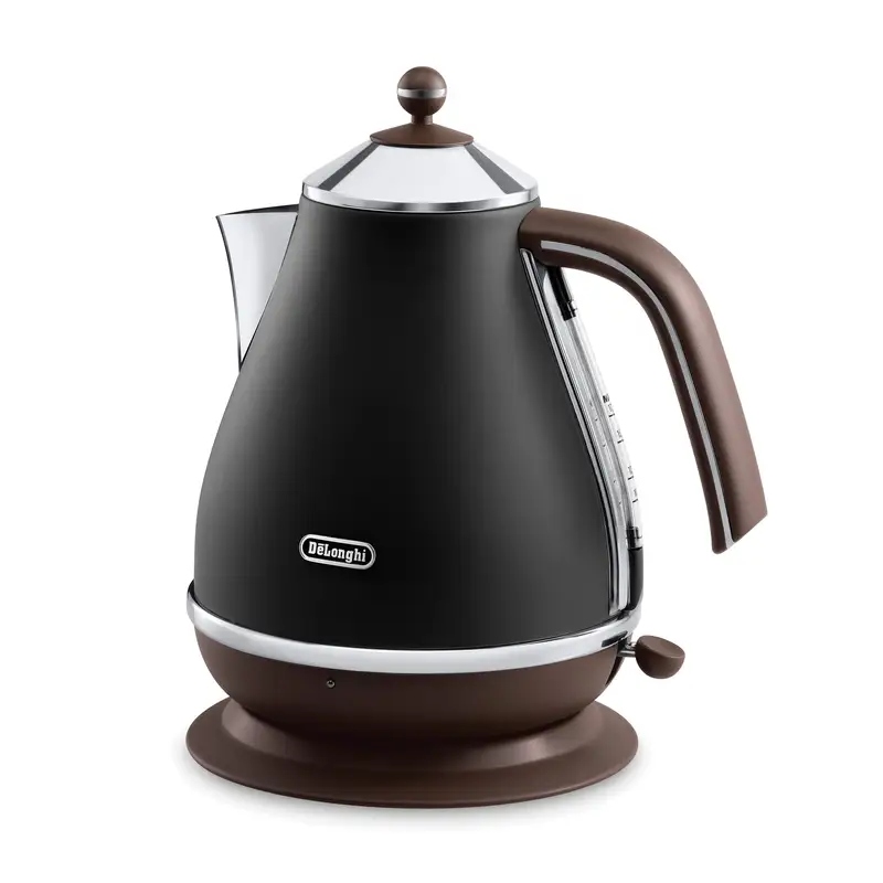 Czajnik elektryczny De'Longhi Icona Vintage KBOV2001.BK – Elegancja i styl w Twojej kuchni