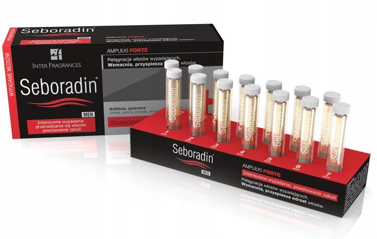 Ampułki Seboradin MEN Przeciw Wypadaniu Włosów 14 x 5,5 ml – Skuteczna kuracja dla mężczyzn