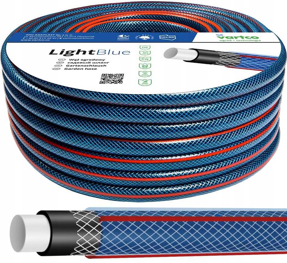 Wąż ogrodowy Vartco Light Blue 3/4