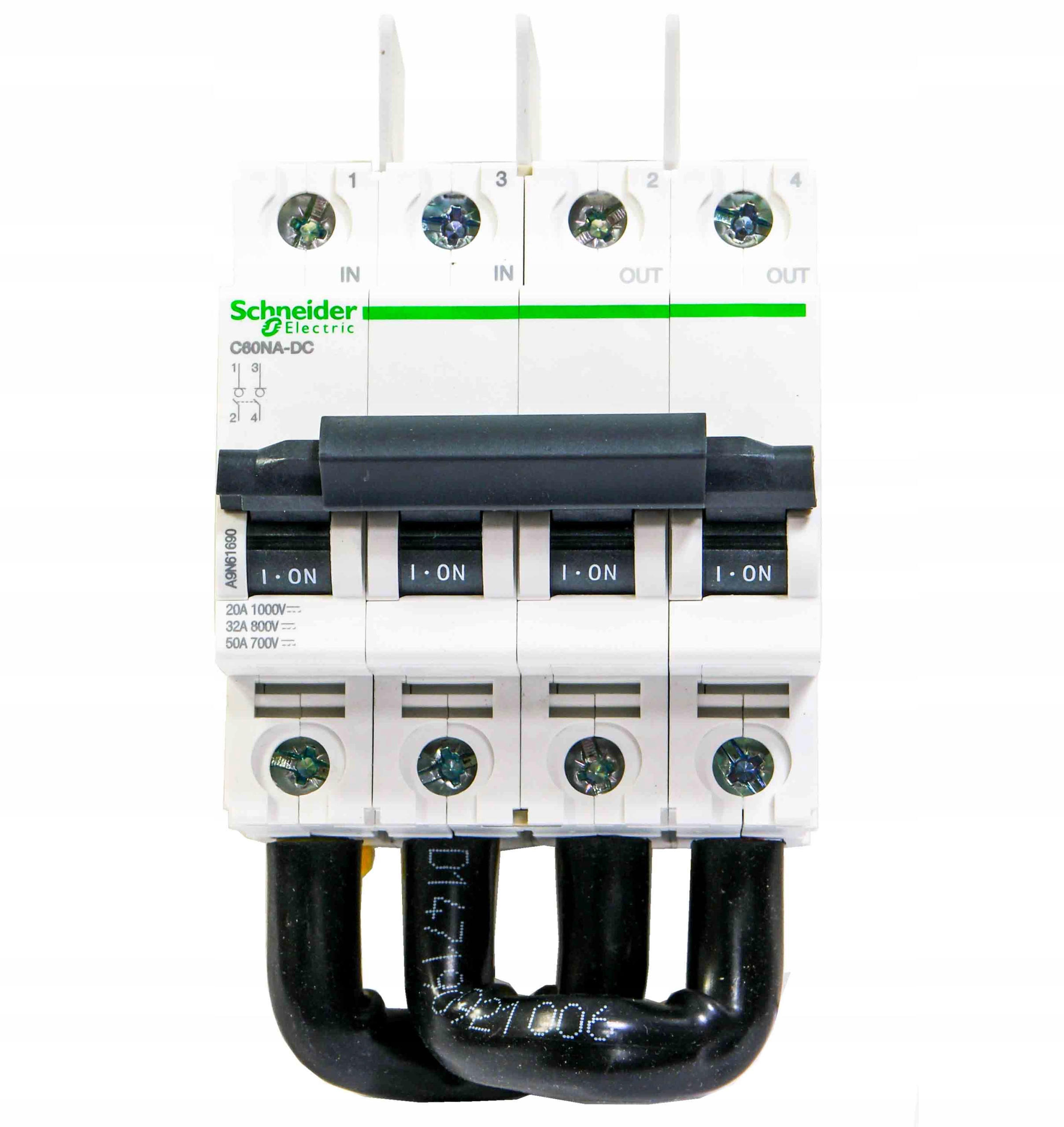 Rozłącznik izolacyjny PV 2P 20A 1000V DC C60 NA-DC 1000VDC A9N61690