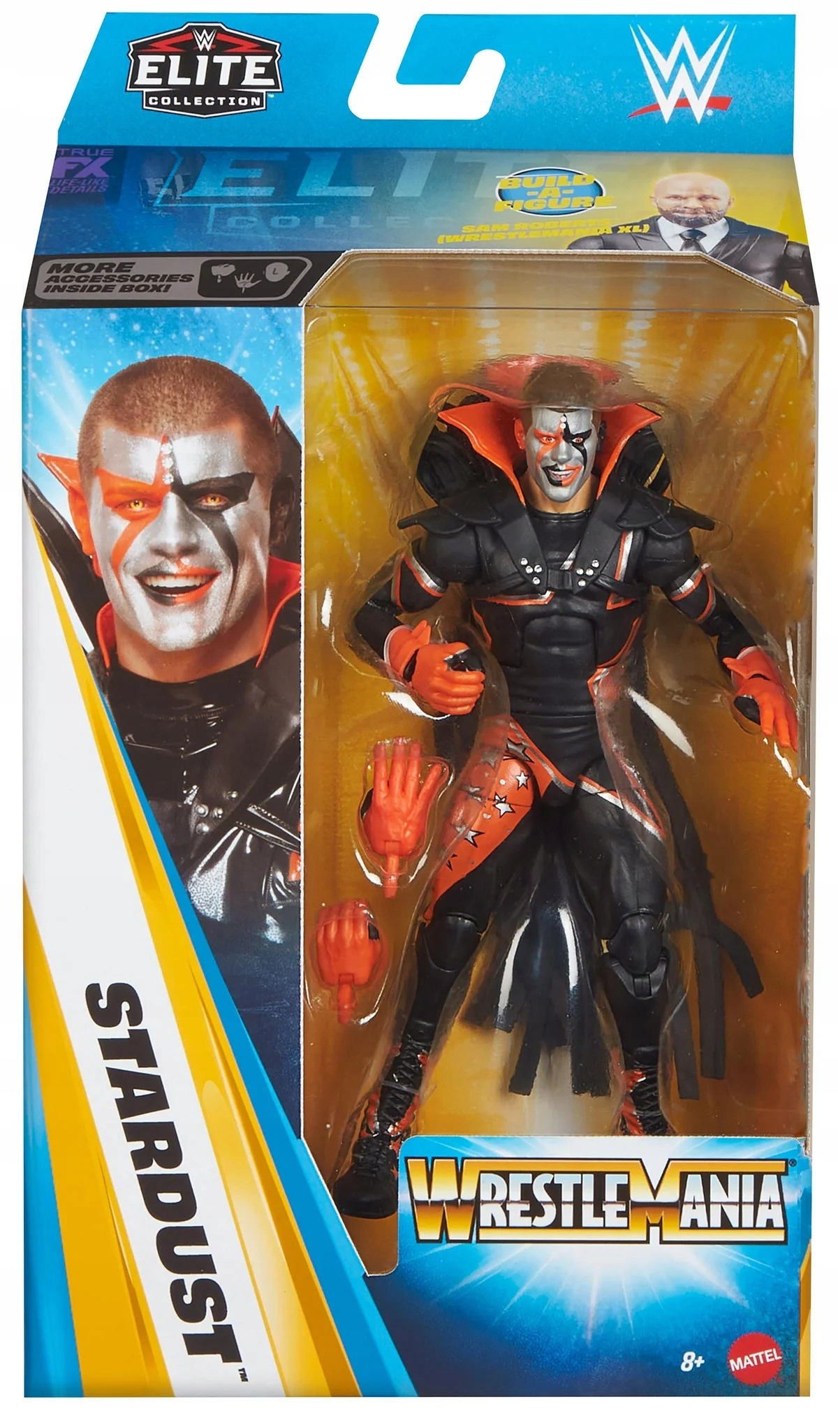 Mattel WWE Elite Collection Stardust JHX76 – Figurka akcji dla fanów wrestlingu
