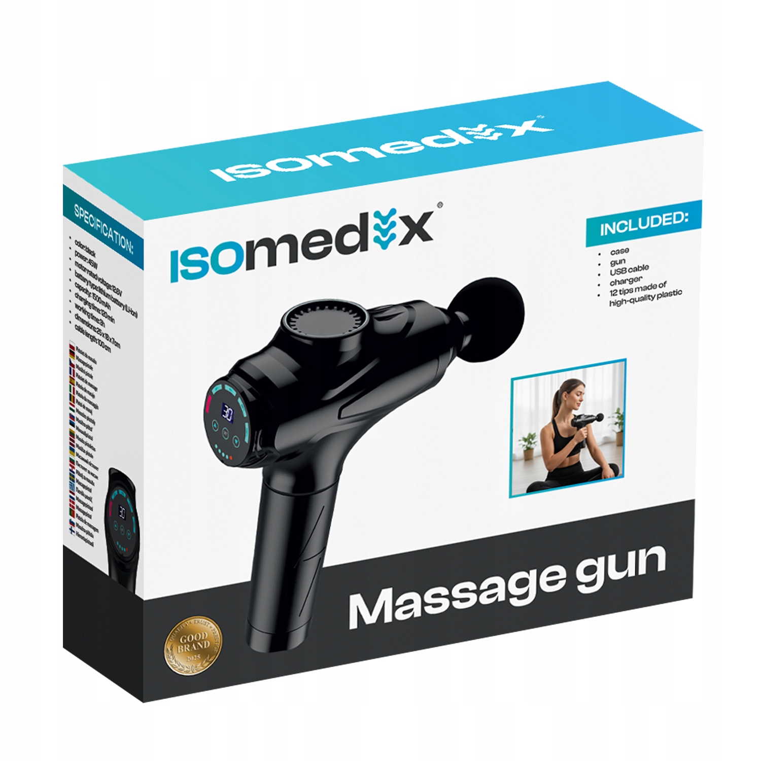Pistolet do masażu Isomedix 26441 – Komfortowy relaks w Twoich rękach