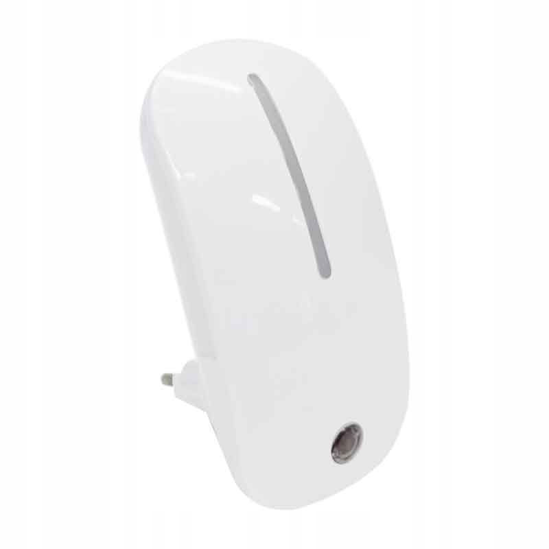 Lampka wtykowa do gniazdka DPM QM291 – Nowoczesna lampka nocna LED z czujnikiem zmierzchu