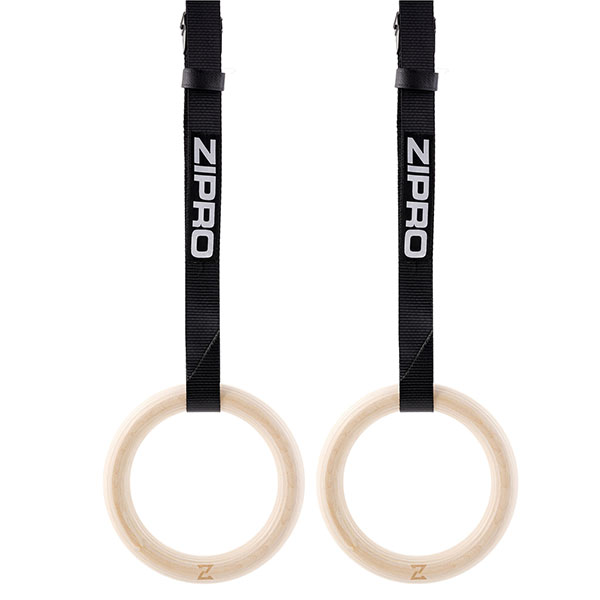 Kółka gimnastyczne ZIPRO Wooden Ring