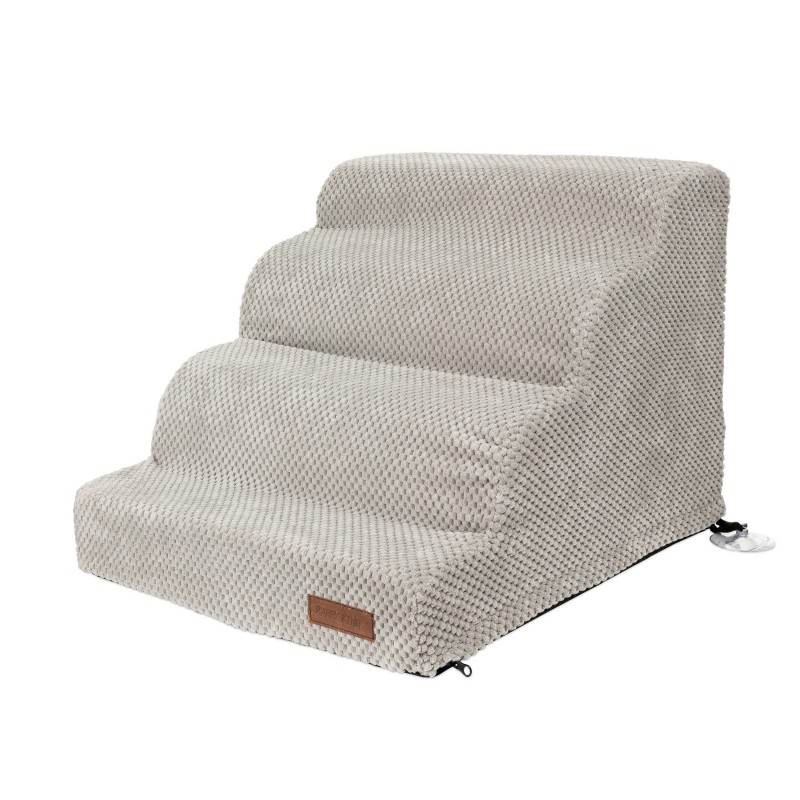 Schody dla psa jasnoszare 50*42*36cm – Komfort i bezpieczeństwo dla Twojego pupila