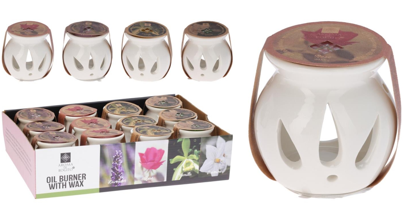 Różnorodność zapachów – Wosk o aromatach: lawenda, wanilia, jaśmin, róża