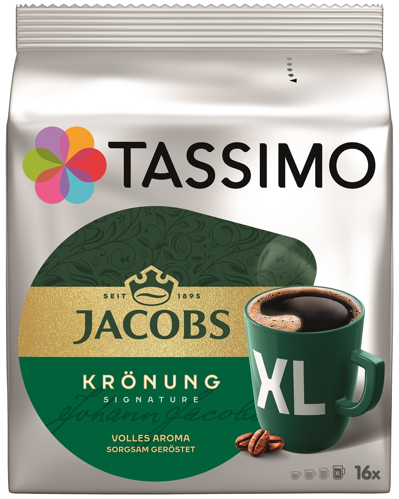 Kapsułki do TASSIMO Jacobs Kronung XL - 16 kapsułek