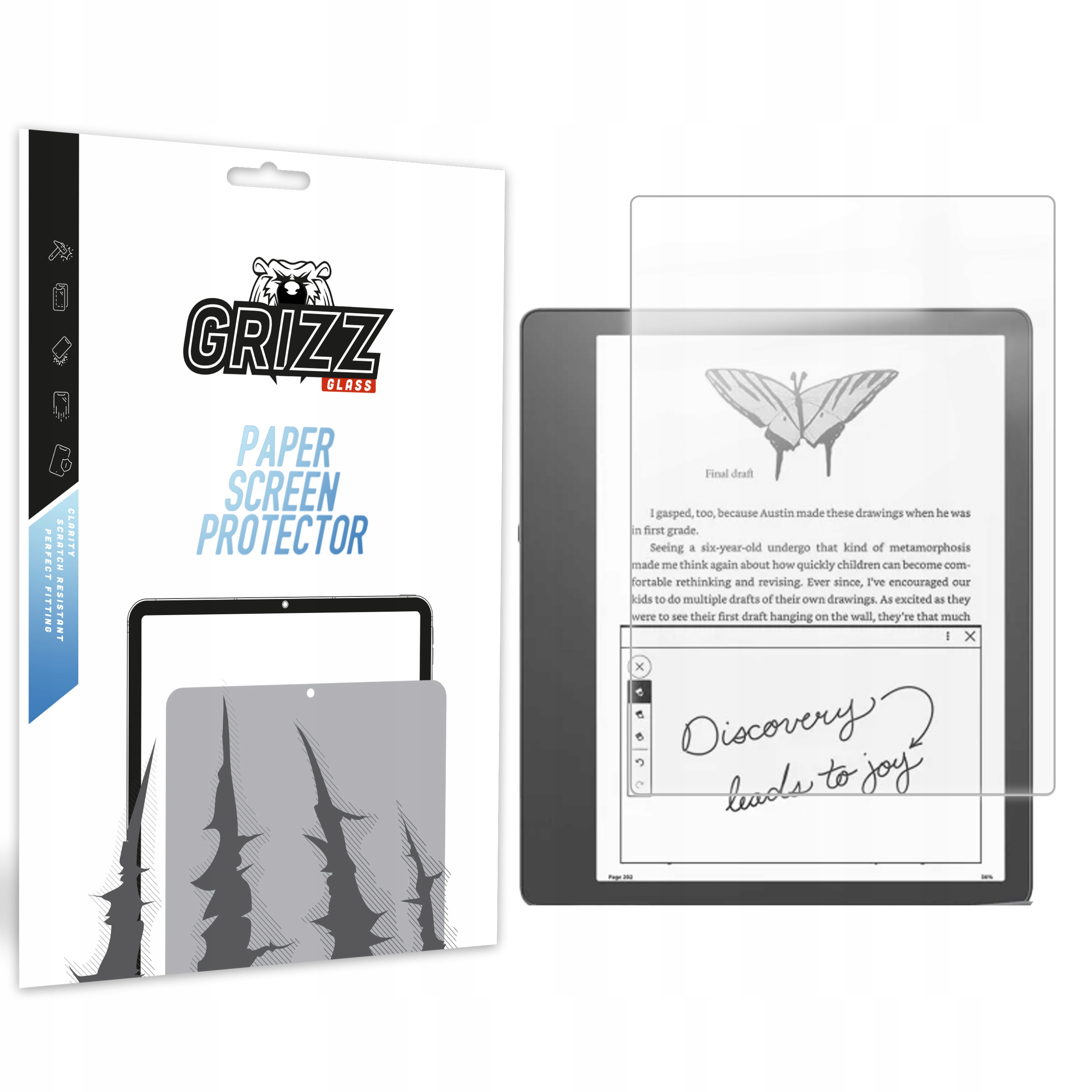 Folia matowa GrizzGlass PaperScreen do Amazon Kindle Scribe 10,2