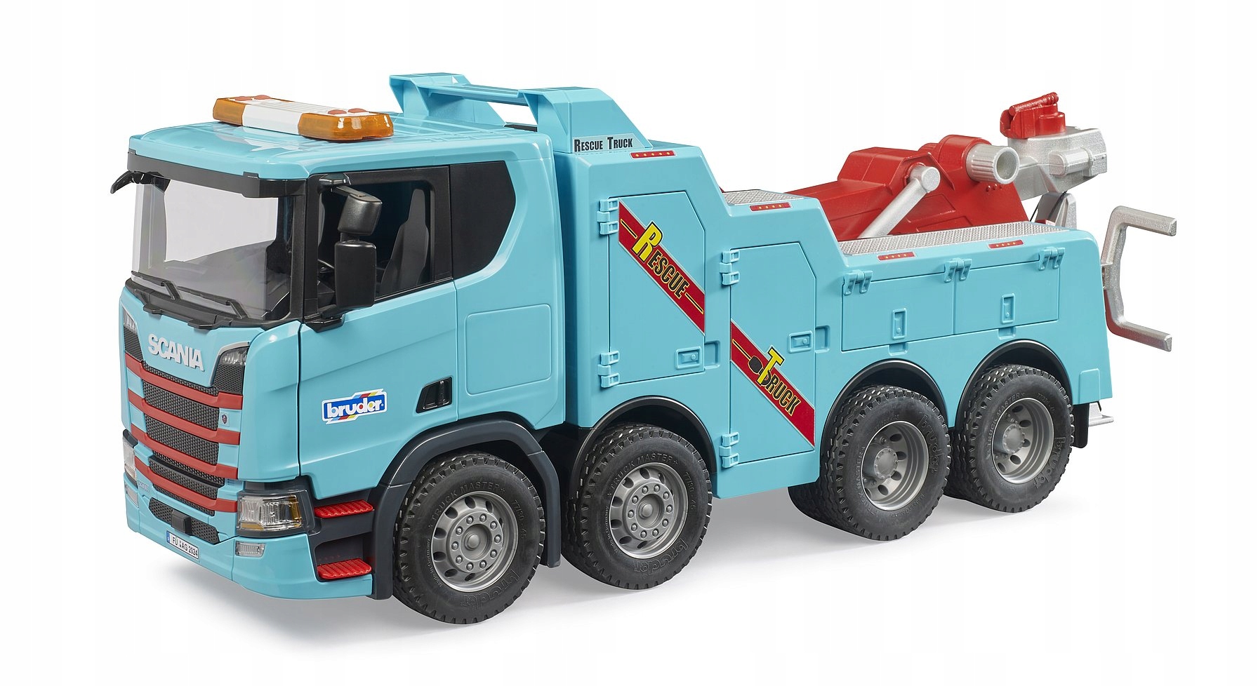 Scania Super 560R – Pojazd Ratowniczy i Holowniczy z Modułem Świateł i Dźwięku