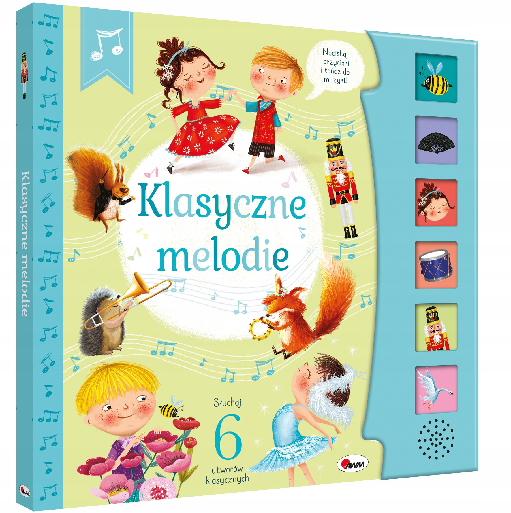 Interaktywna książeczka z panelem dźwiękowym