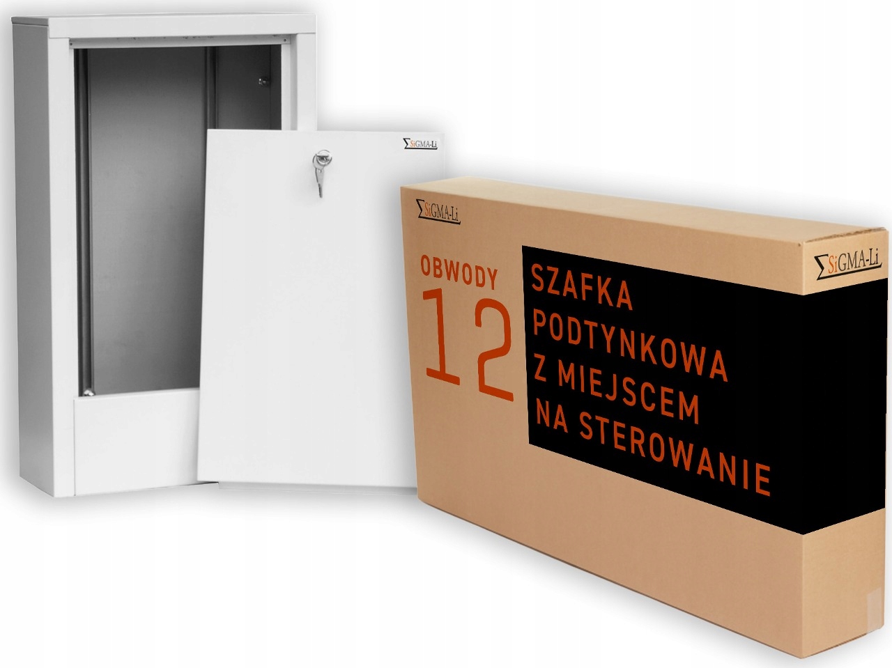 SiGMA-Li SZPMS-5 – Szafka podtynkowa z miejscem na sterowanie 12 obwodów
