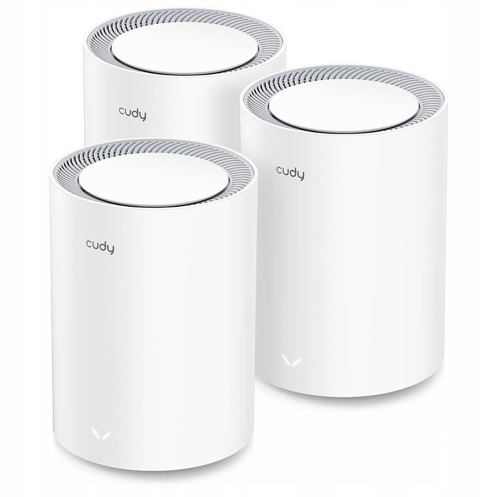 Router Cudy Mesh AX3000 M3000 biały 3-pak – Szybkie i stabilne połączenie w Twoim domu