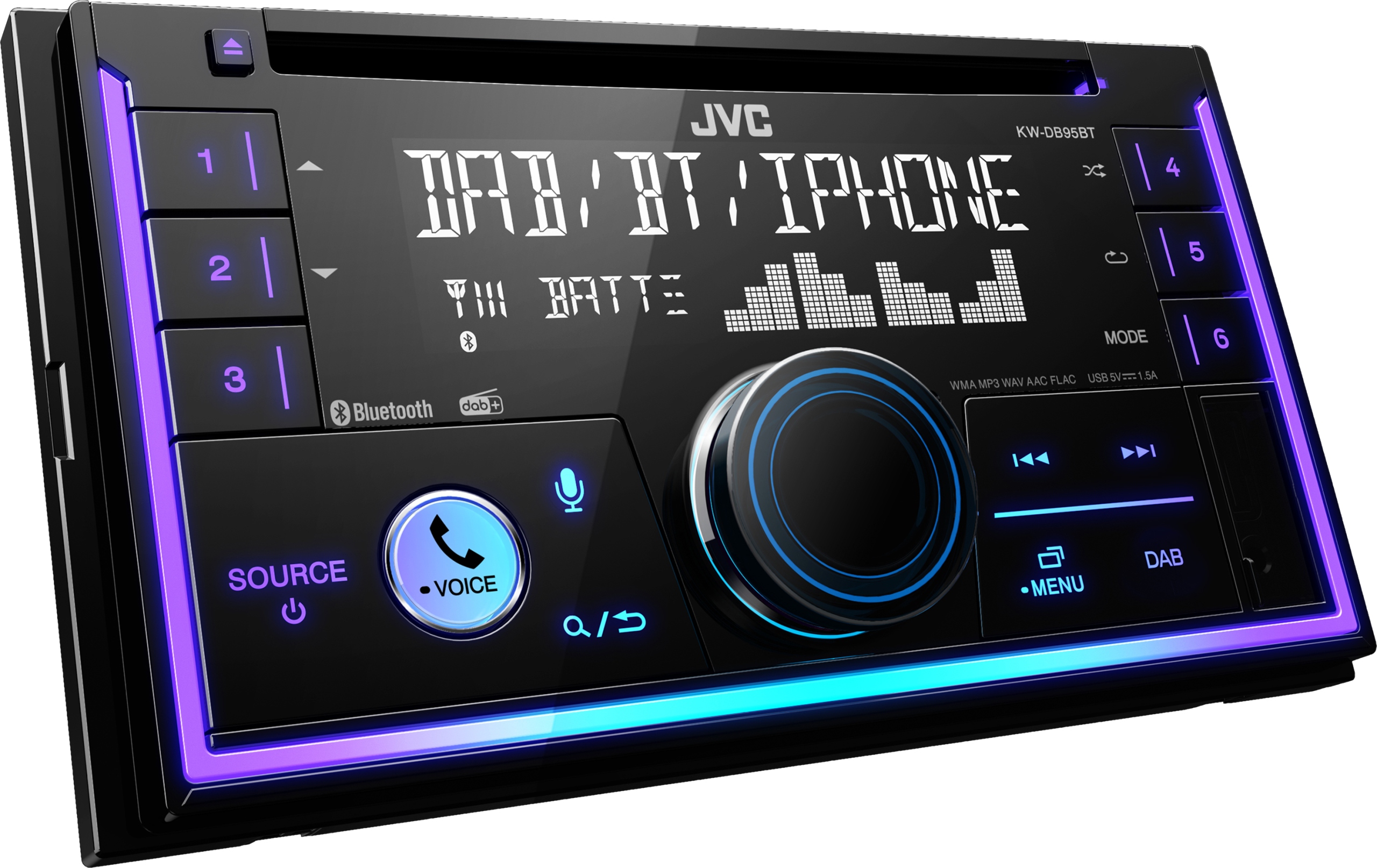Wbudowane funkcje Bluetooth i DAB+