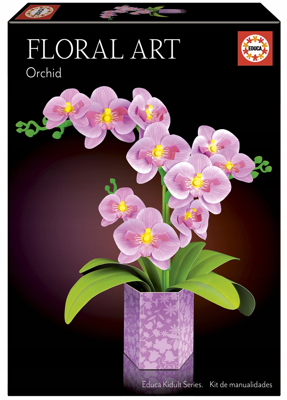 Floral Art Orchidea – Twórz piękne kwiaty bez kleju i nożyczek