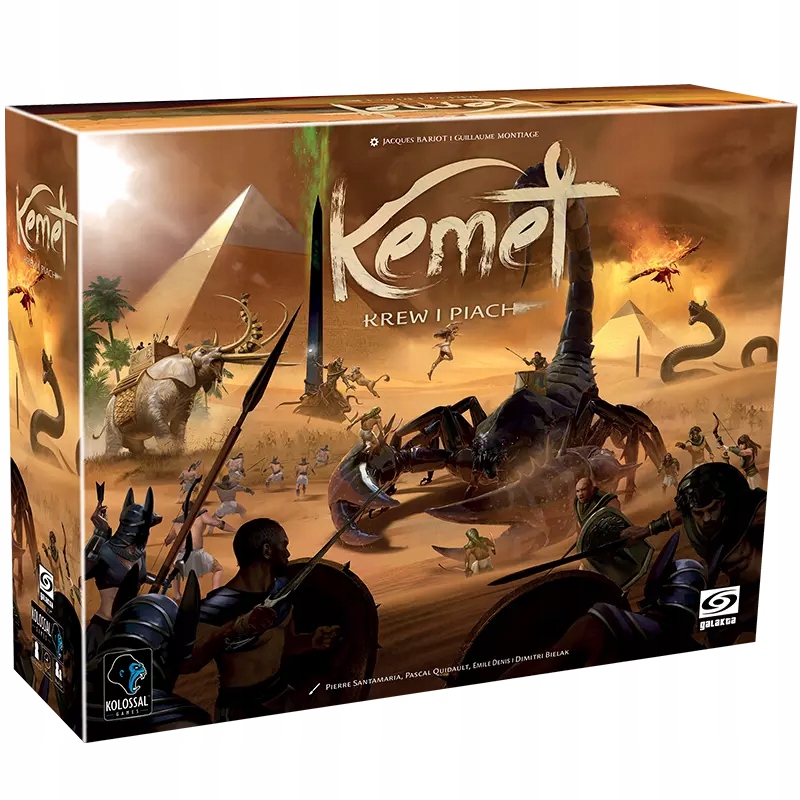Kemet: Krew i Piach – Gra planszowa pełna mitologicznych bitew