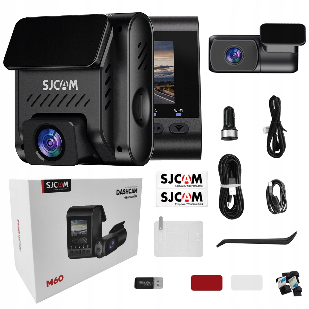 Wideorejestrator SJCAM SJDASH M60 CZARNY (2CH) – Twoje oczy na drodze