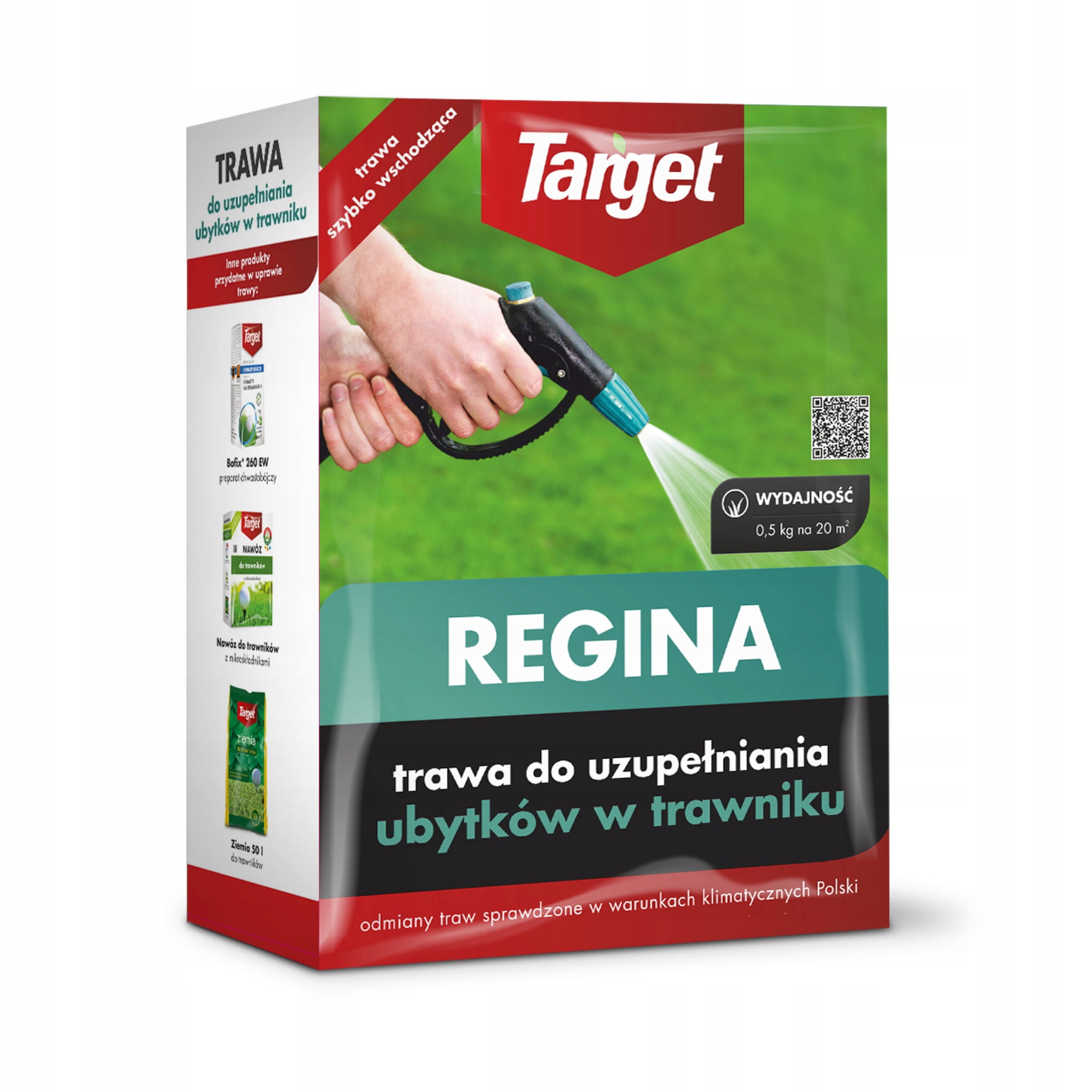 Trawa Regina do uzupełniania ubytków 0,5 kg – Idealne rozwiązanie dla Twojego trawnika