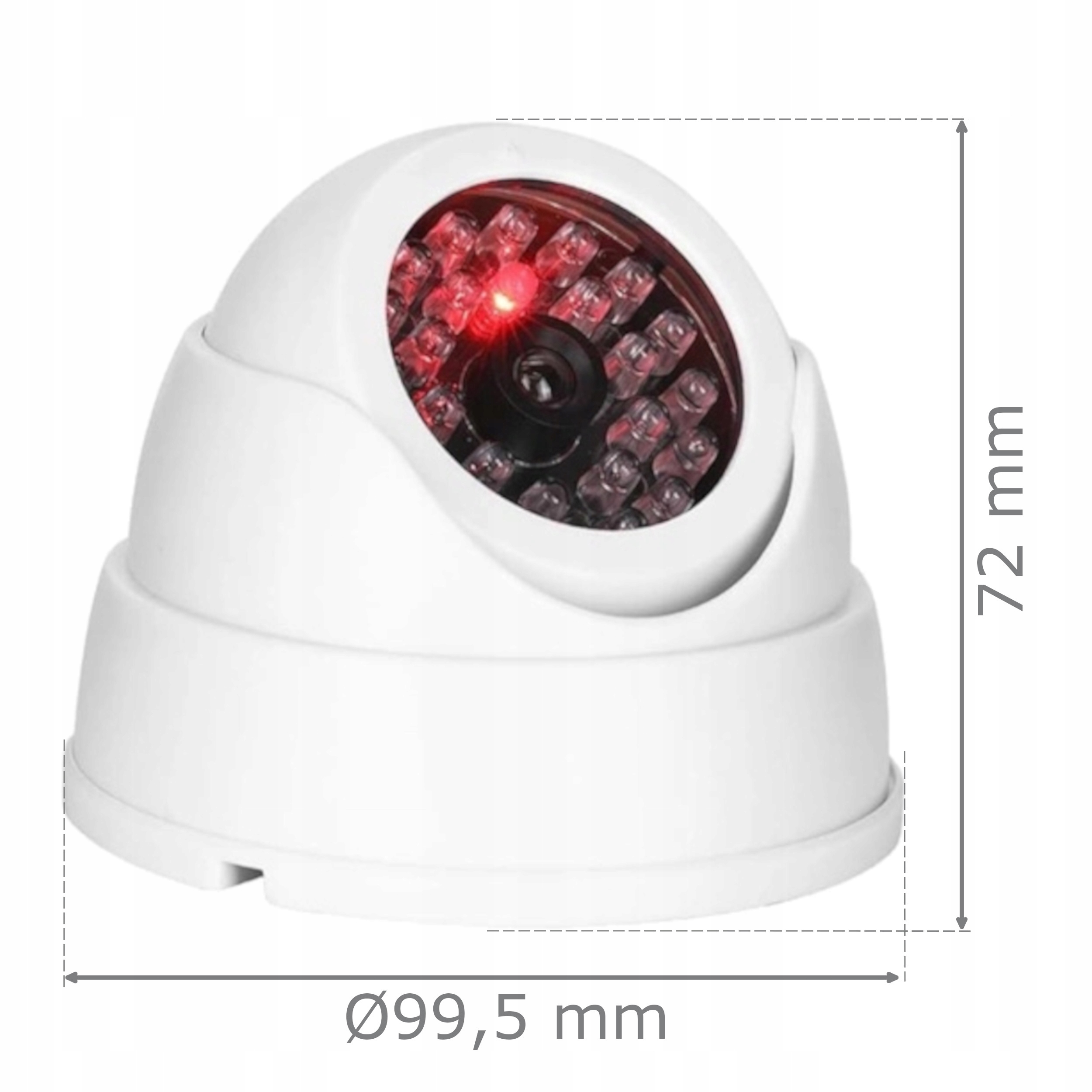 Główne cechy atrapy kamery CCTV