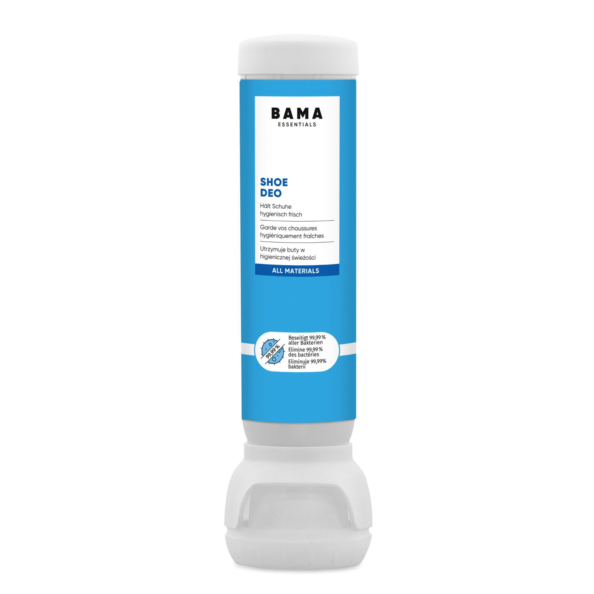 Bama Essentials Shoe Deo Antybakteryjny 100 ML – Odświeżacz do butów dla każdego