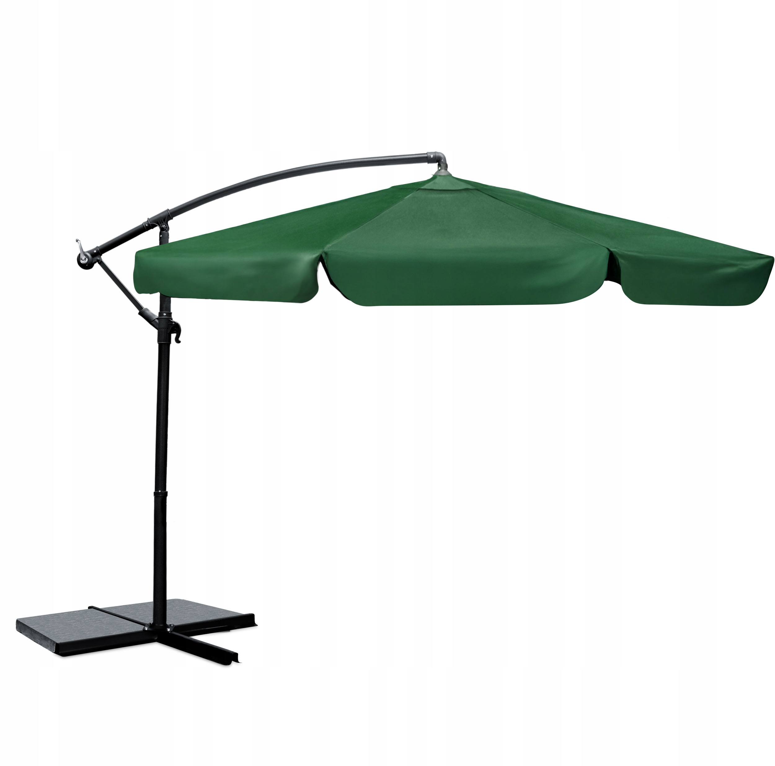 Plonos Parasol ogrodowy składany 6 segmentowy 350 cm z pokrowcem – Idealna ochrona na świeżym powietrzu