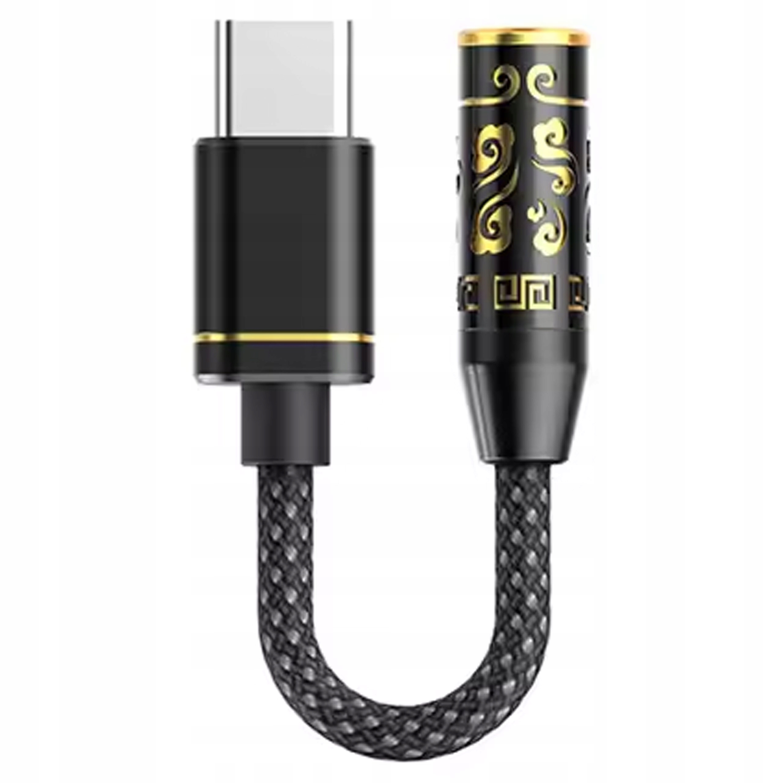 FiiO x Jade Audio JIEZI A - Wzmacniacz słuchawkowy DAC/AMP 3.5mm w kolorze Black Gold