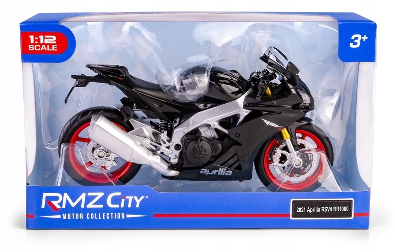 Daffi Model RMZ Hobby 1:12 Aprilia RSV4 czarny – Idealny model dla pasjonatów motoryzacji