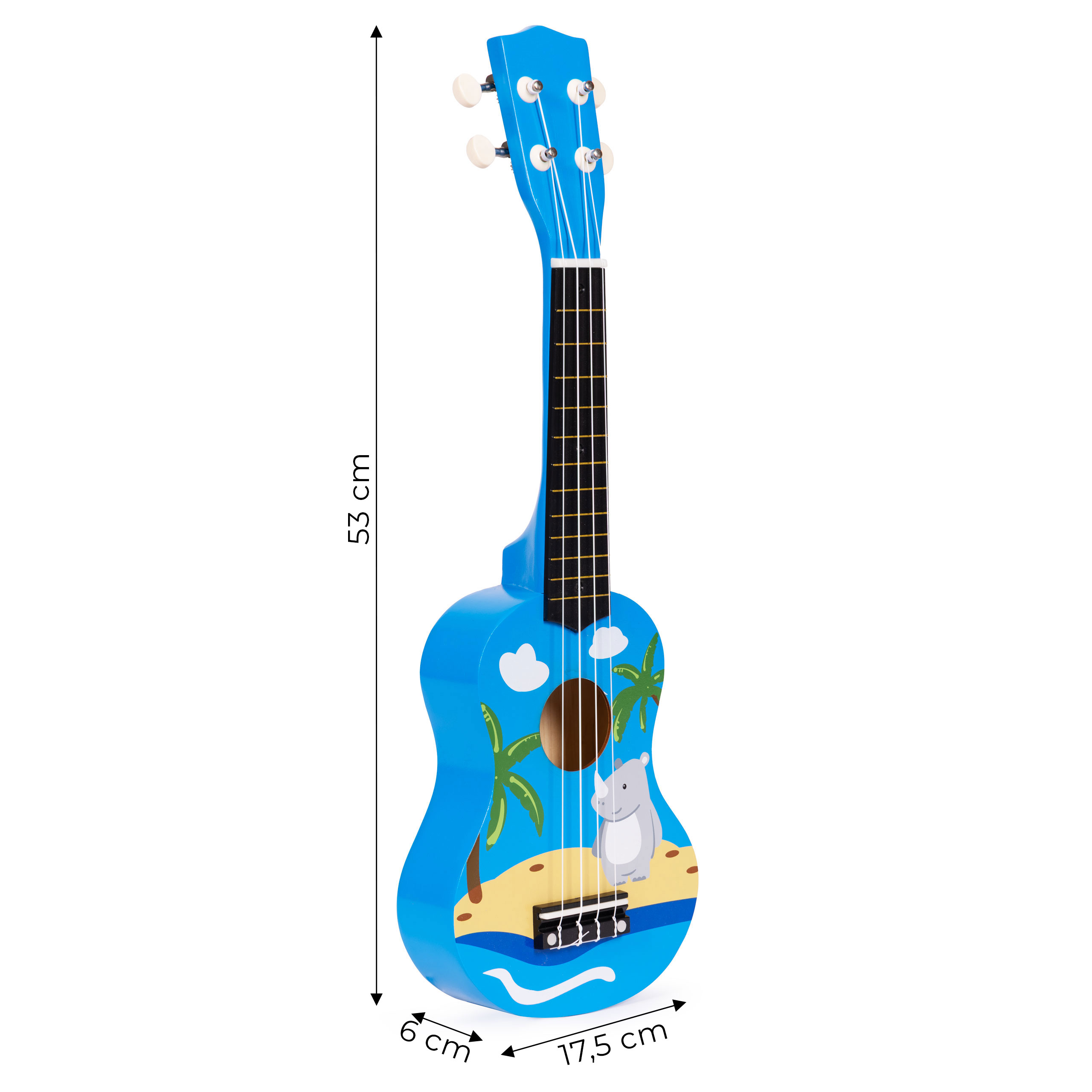 Wymiary i ergonomiczne dopasowanie ukulele