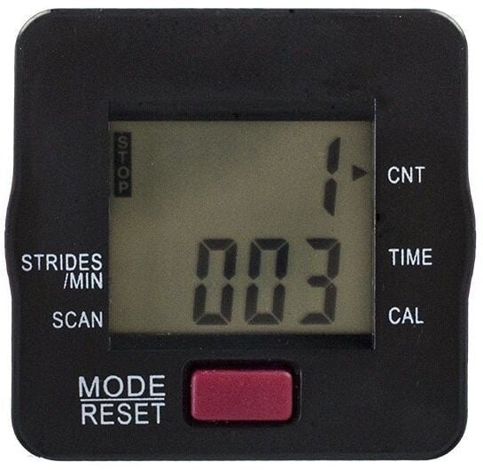 Stepper HMS S3033 Czytelny wyświetlacz scan czas licznik kroków spalone kalorie ilość wykonanych powtórzeń na minutę
