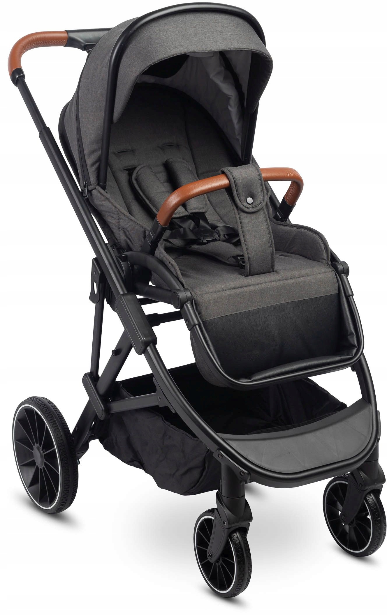 Wózek spacerowy Caretero RATIO DARK GREY – Komfort i funkcjonalność dla Twojego dziecka