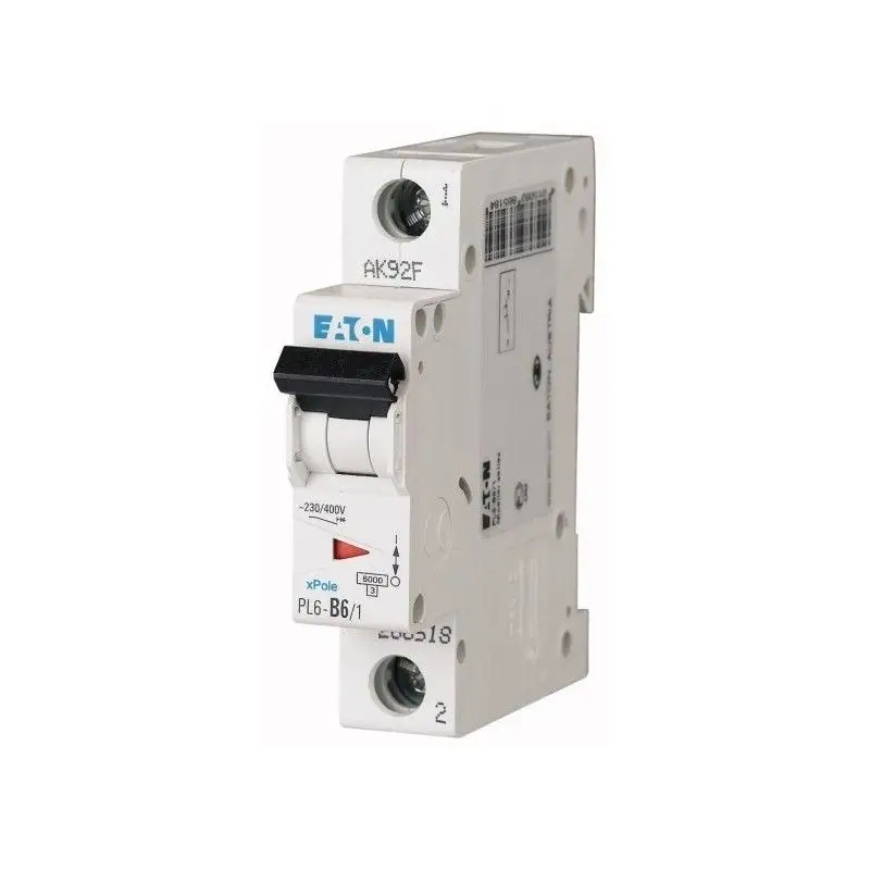 Wyłącznik nadprądowy 1P B 6A 6kA AC PL6-B6/1 286518 – Bezpieczeństwo w Twoim domu