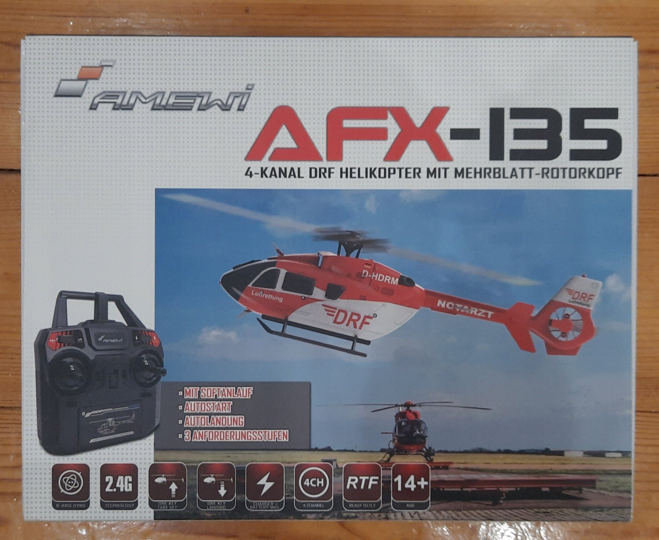 Amewi Amewi RC Helikopter AFX-135 DRF – Idealna zabawa dla młodych pilotów