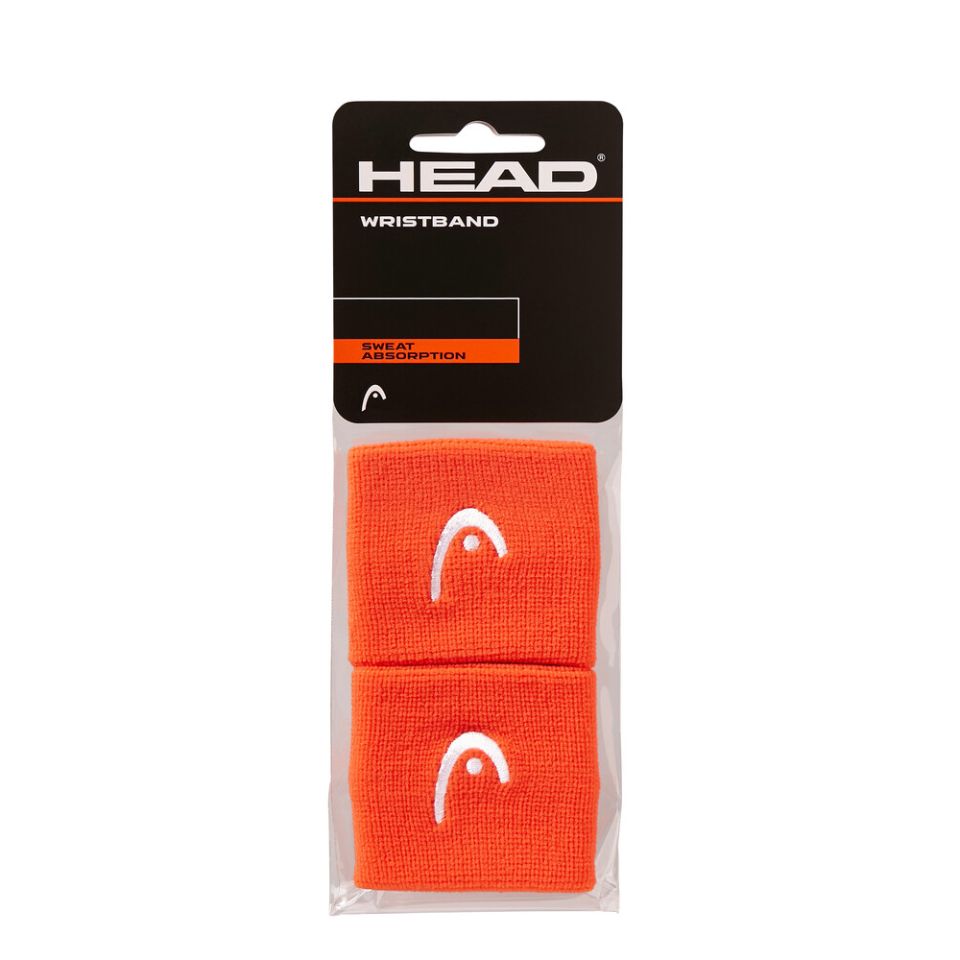 Frotki na rękę Head Wristband pomarańczowe 285050 – Idealne akcesorium dla graczy