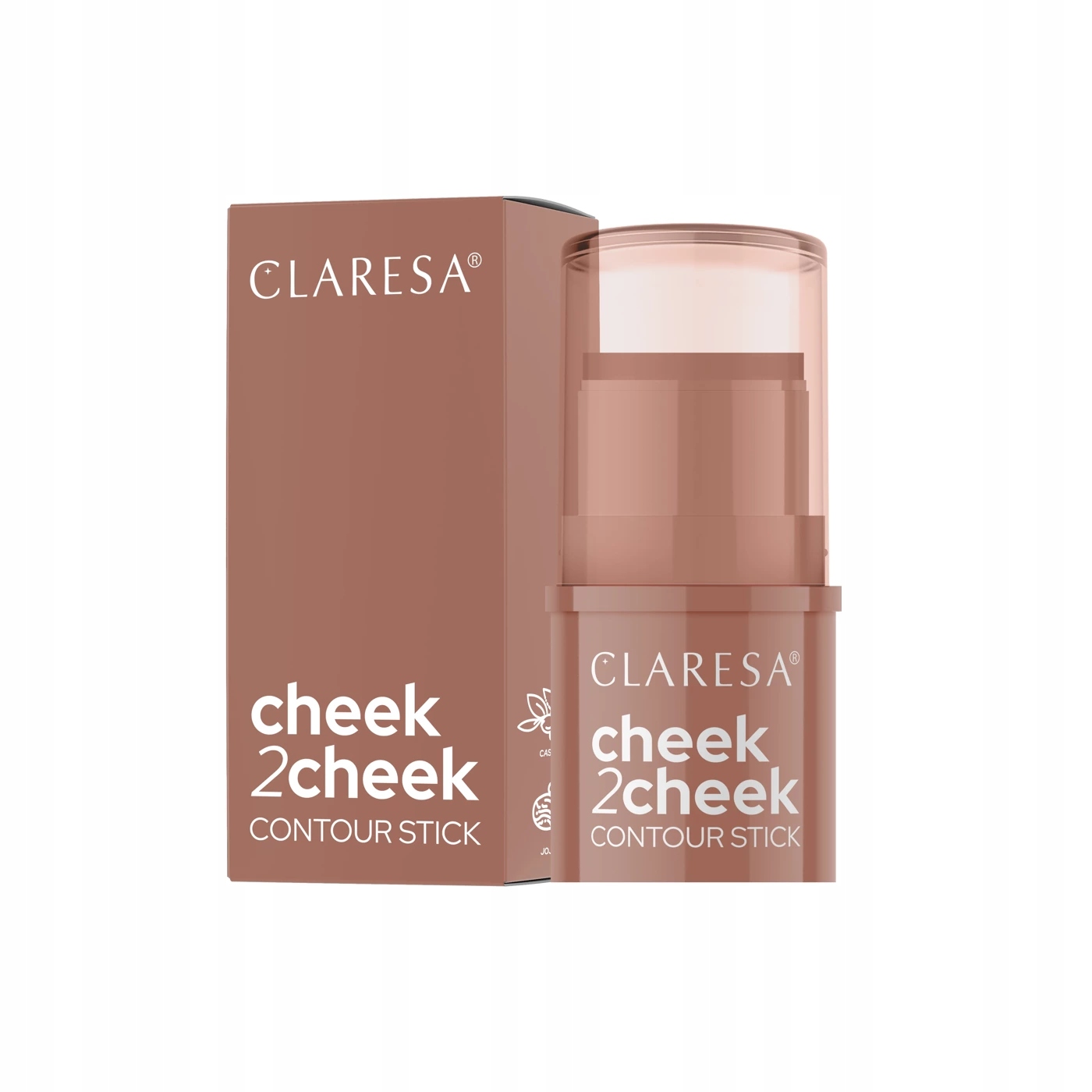 Claresa Cheek 2 Cheek – Kremowy bronzer w sztyfcie 02 Milk Choco